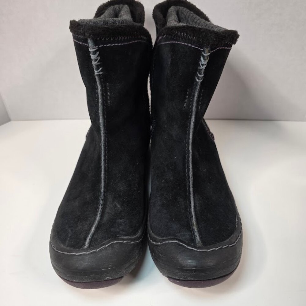 Privo by Clarks Hayseed Black Suede Ankle Boots Women's 7.5